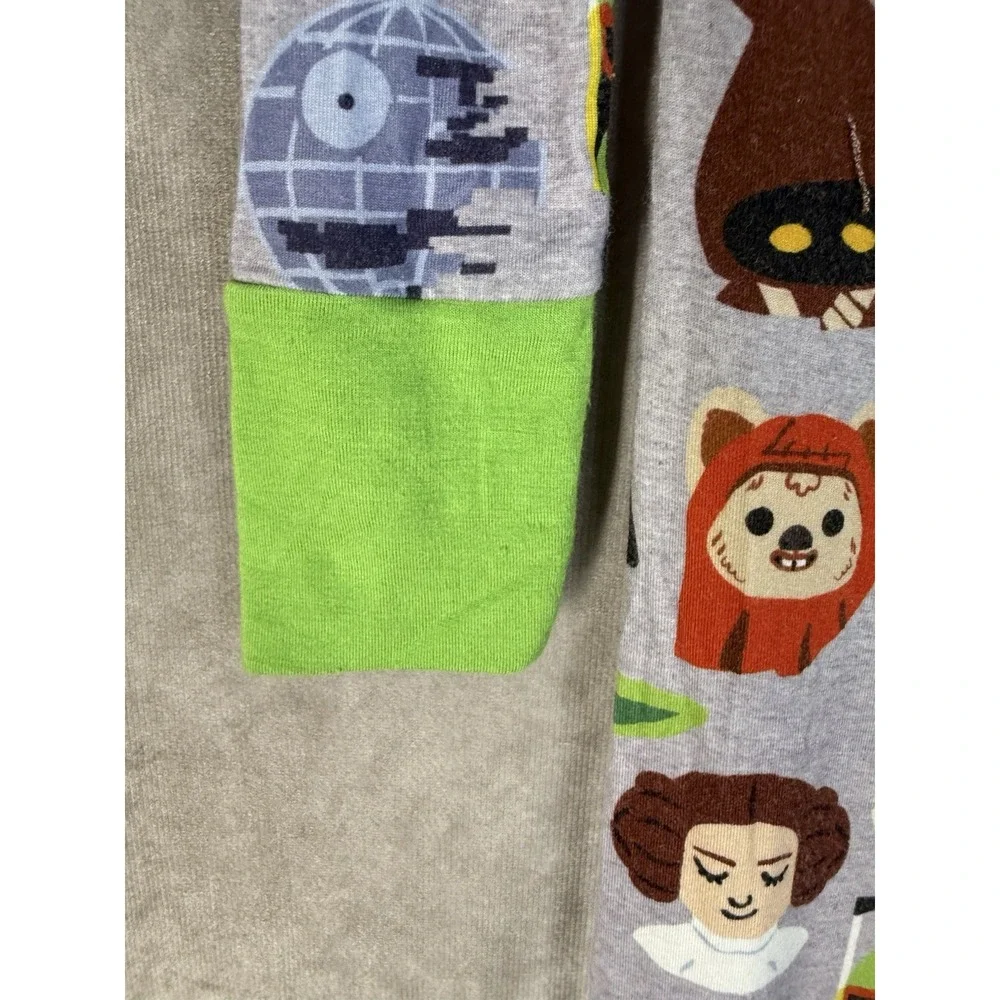 Little Sleepies Zippy Star Wars One Piece Bamboo Pajamas Kids Size 3T